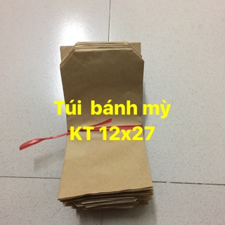 Combo 1000 túi giấy xi măng loại túi bánh mỳ
