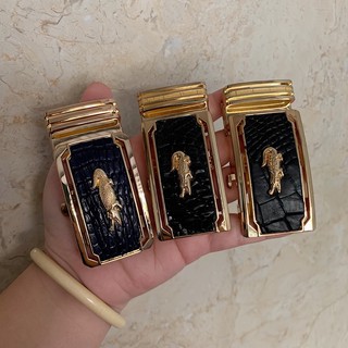 Đầu khoá thắt lưng da cá sấu - 3.5cm