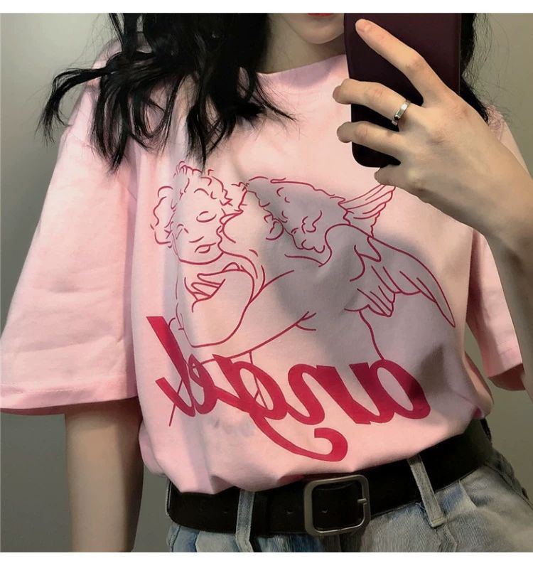 NRVP 2021 new short-sleeved T-shirt women's summer Korean student loose large size t-shirt top tees