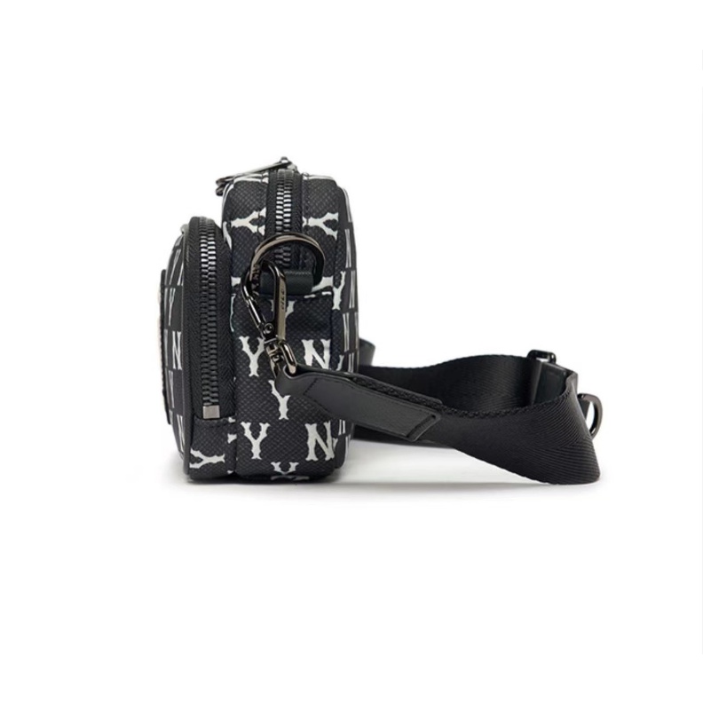 MLB Túi Đeo Chéo Dáng Vuông Nhỏ Thêu Họa Tiết Thời Trang Retro