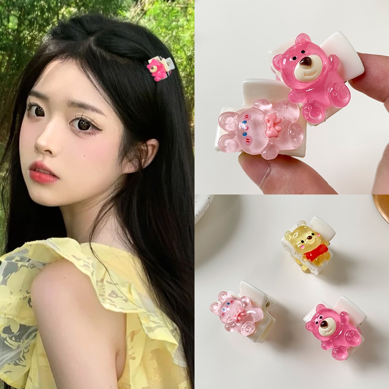 Kẹp Tóc Hình Chú Gấu Hoạt Họa Đáng Yêu Thời Trang Hàn Quốc 2022 Cho Bé Gái