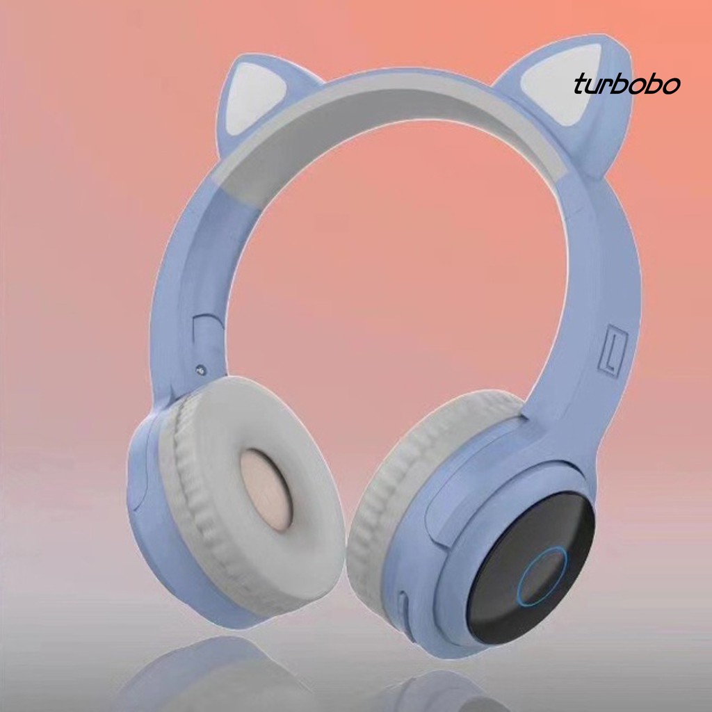 Tai nghe không dây Bluetooth 5.0 hình tai mèo phát sáng dễ thương