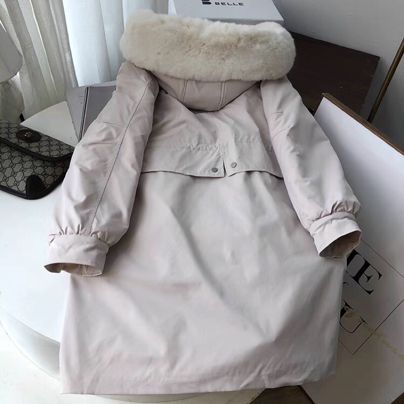 Áo parka mũ lông dày QC loại 1