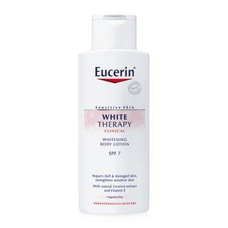 Sữa Dưỡng Thể Trắng Da Nhạy Cảm Eucerin White Therapy Clinical Whitening Body Lotion SPF7 250ml