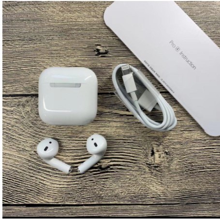 Tai Nghe Airpod Pro 4 TWS 5.0 Bluetooth Định Vị Đổi Tên Âm Thanh Stereo Cực Chuẩn {BẢO HÀNH ĐỔI MỚI