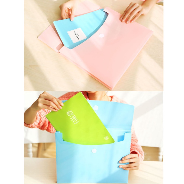 Túi đựng tài liệu A4, bài kiểm tra gấp gọn tiện lợi BAG U TUIGAPGONA4