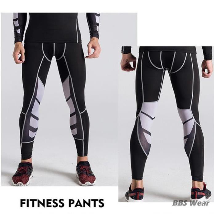 Legging thể thao nam - Quần thể thao PRO COMBAT nhanh khô giữ nhiệt chuyên tập GYM bóng rổ đá banh (màu đen) ་  ྇