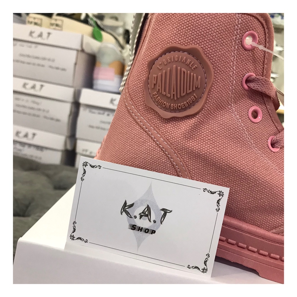 Giày Sneaker Nữ Palladium Full Hồng