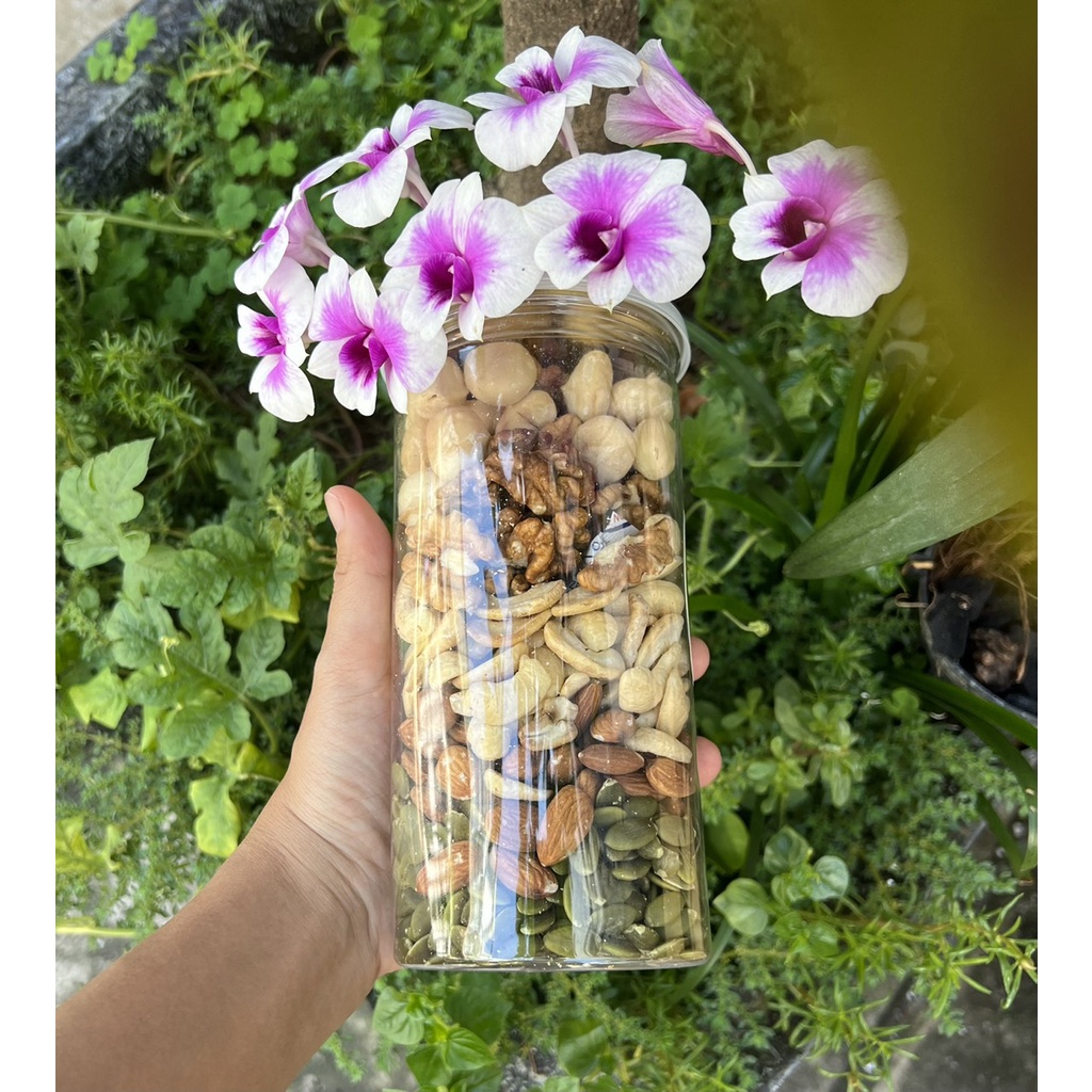 Mix 5 Loại Hạt Dinh Dưỡng 500g (macca, óc chó đỏ, hạt điều, hạt bí, hạnh nhân)