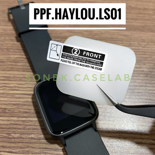 Miếng dán màn hình PPF cho HAYLOU LS01, LS02, AMAZFIT BIP, GTS, COLMI P8, S9 Plus, DT35, DTX, Lemfo SG2