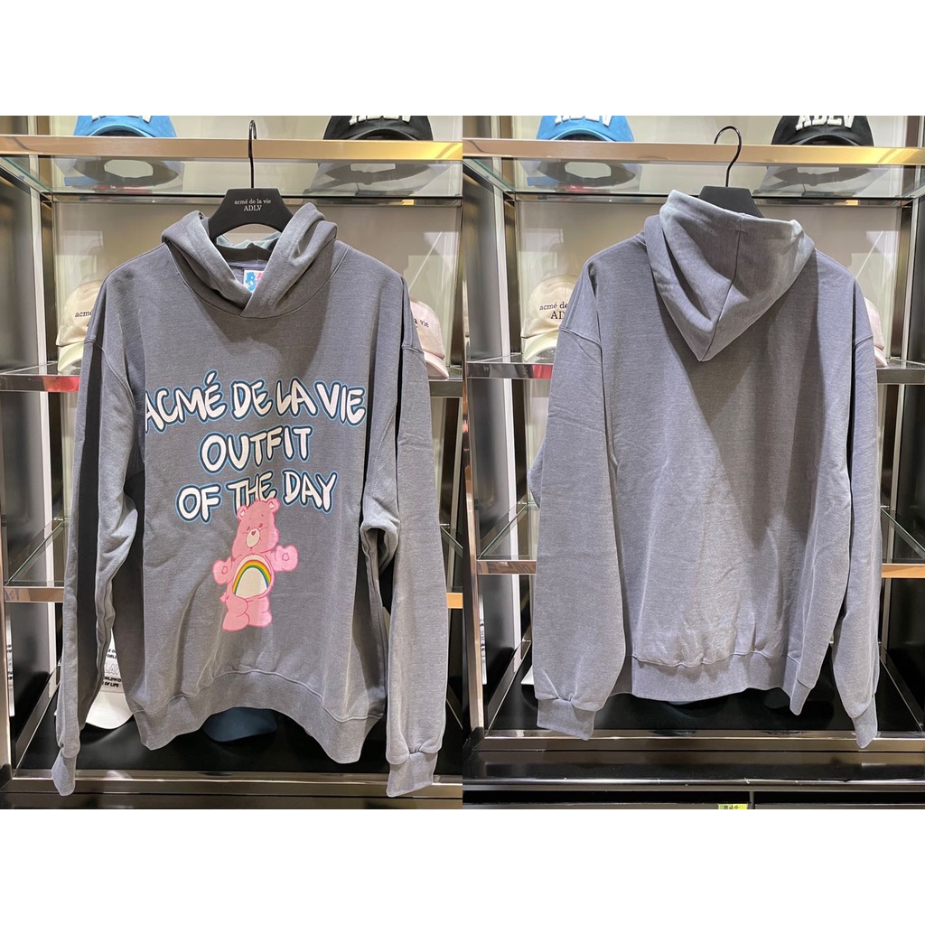 ADLV Áo hoodie dễ phối đồ hình gấu dễ thương