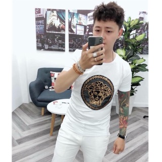 ÁO THUN NAM NGẮN TAY PHỐI VERSACE