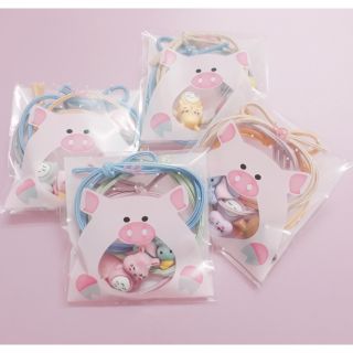 Set 3 dây thun cột tóc hình thú