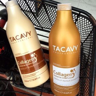 BỘ DẦU GỘI TACAVY COLAGEN KERATIN COMPLEX CHUYÊN PHỤC HỒI TÓC HƯ TỔN 1000mlx2