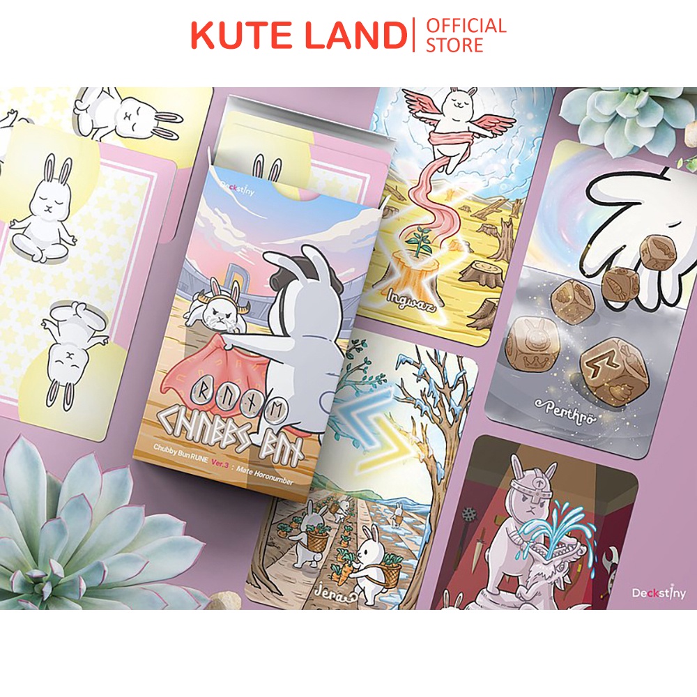 Bộ Bài Chubby Bun Runes Ver 3 Tặng Đá Thanh Tẩy C289
