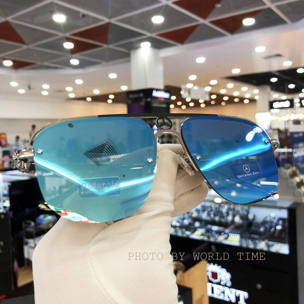 Kính mát nam Benz -5 xanh tráng gương thời trang cao cấp ,full box, tròng Polazied, chống lóa , chống tia UV cực tốt | BigBuy360 - bigbuy360.vn