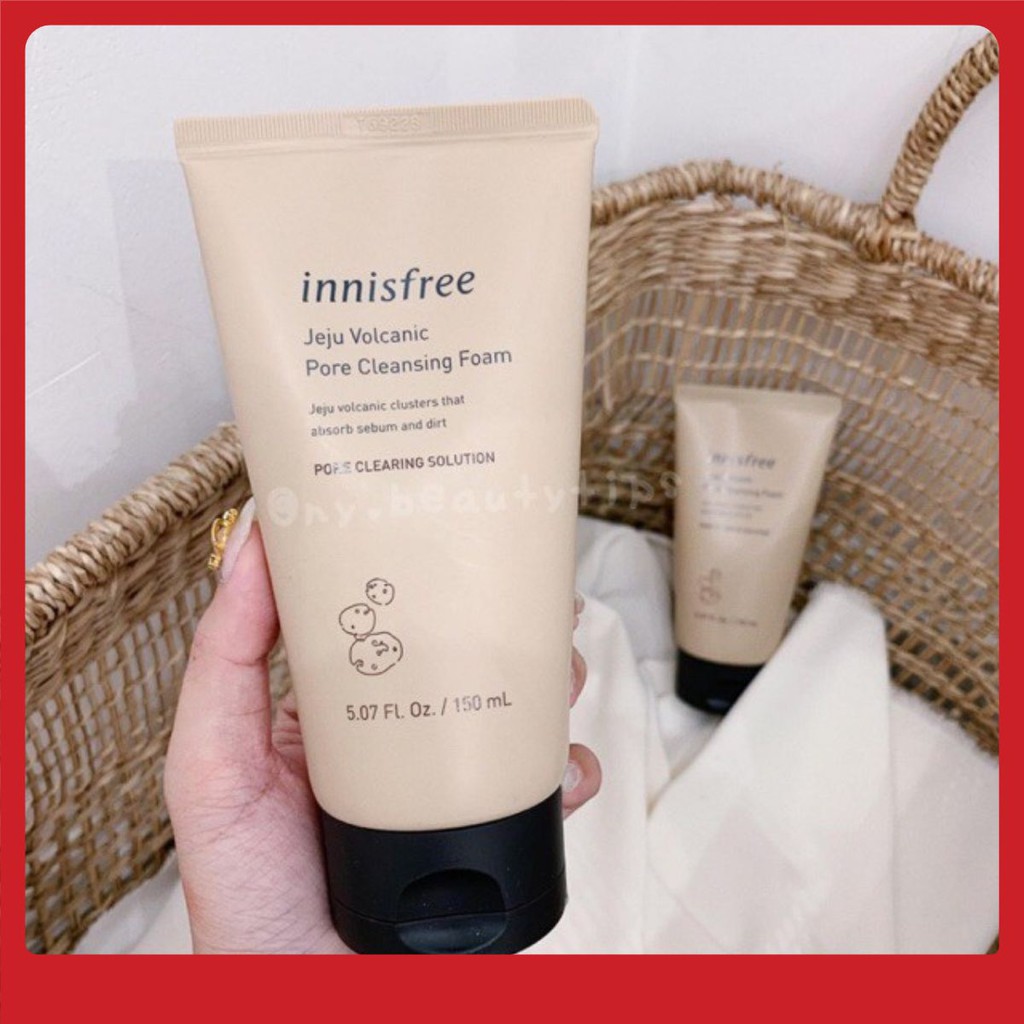 Sữa rửa mặt tro núi lửa Jeju volcanic pore cleasing foam 150ml Vô Địch Rẻ