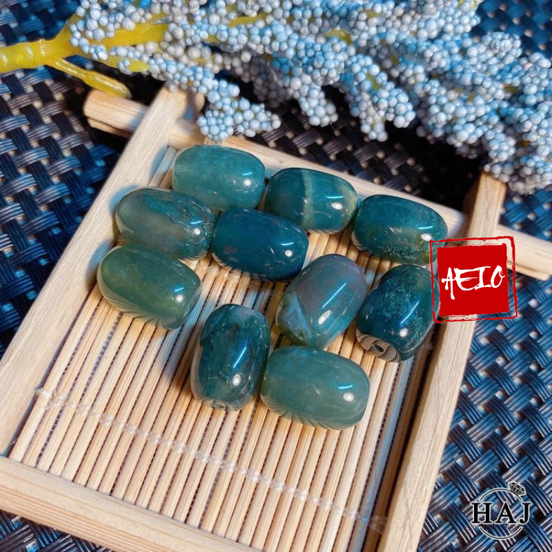 Lu Thống Thuỷ Tảo Xanh ☯ Đá Phong Thuỷ May Mắn Tài Lộc