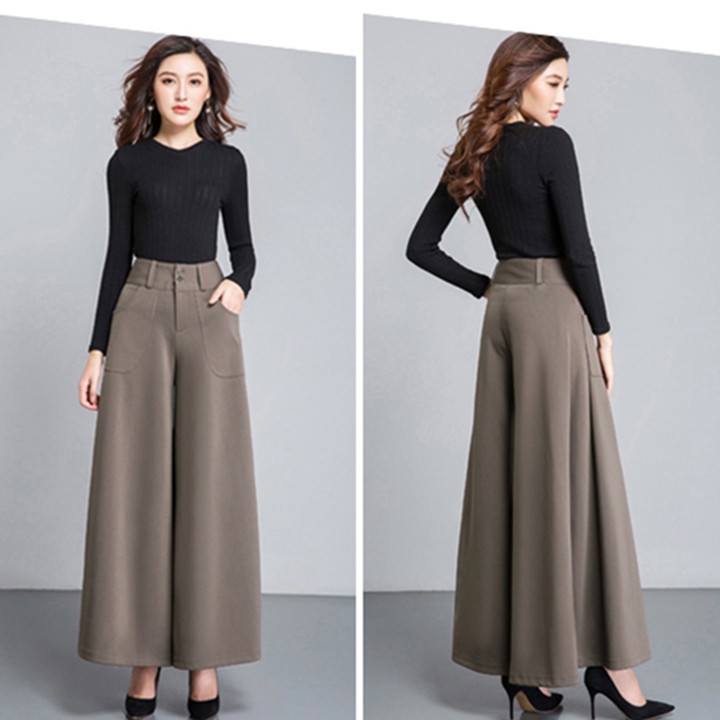 Quần ống rộng nữ đẹp sang trọng vải mềm LN02 | BigBuy360 - bigbuy360.vn