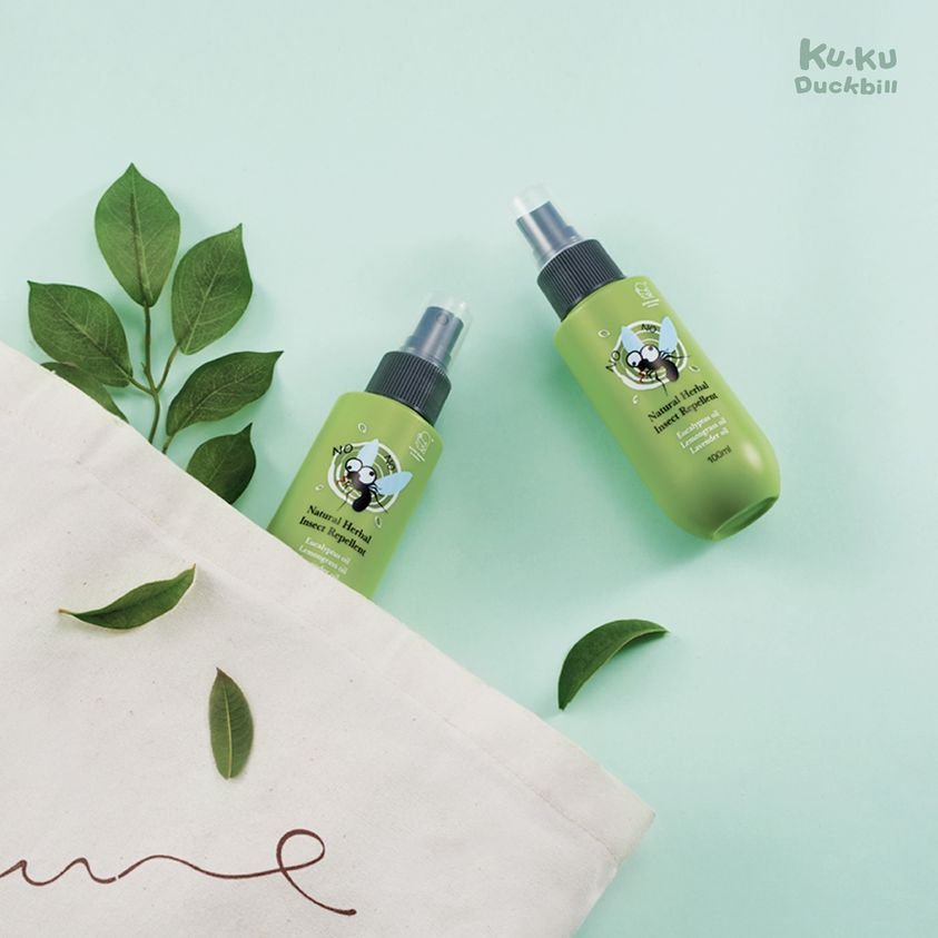 Tinh dầu tự nhiên chống muỗi/côn trùng KuKu KU1123A cho bé trên 2 tuổi (chai 100ml)