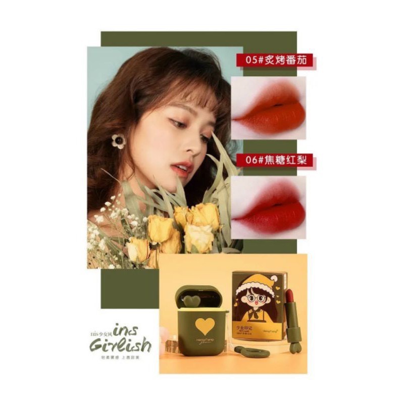 Set son 2 thỏi son HENGFANG hình airpods độc lạ | BigBuy360 - bigbuy360.vn