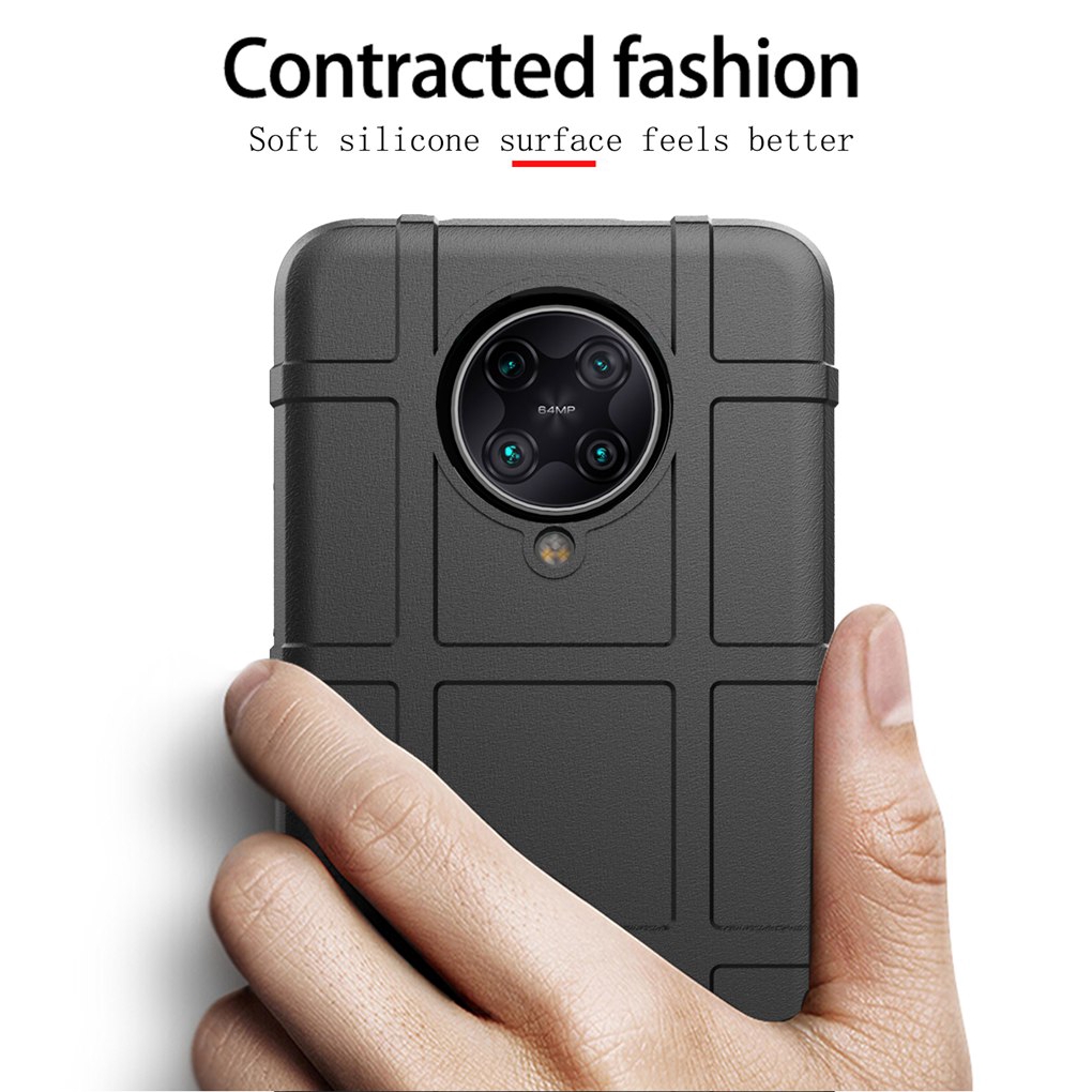 Xiaomi Poco F2 Pro / X2 Shockproof Casing Xiomi Redmi K30 Pro / K30i 5G Racing Soft TPU Airbag Cases Matte Silicone Back Cover