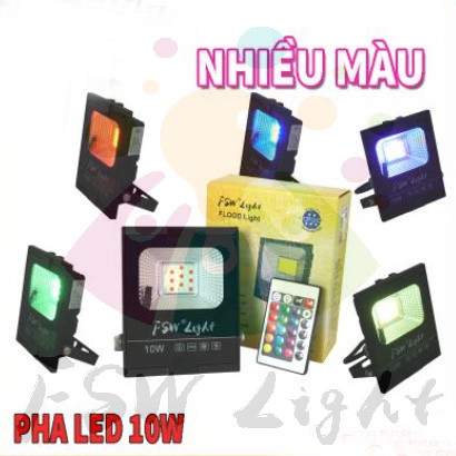 (HÀNG CHÍNH HÃNG) Đèn pha led COB đủ các loại công suất chống nước FSW GIÁ RẺ 10W ĐỦ LOẠI #DENLEDPHA #DENPHA