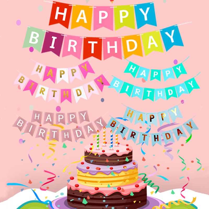 Dây Treo Trang Trí Tiệc Sinh Nhật Hình Đuôi Cá