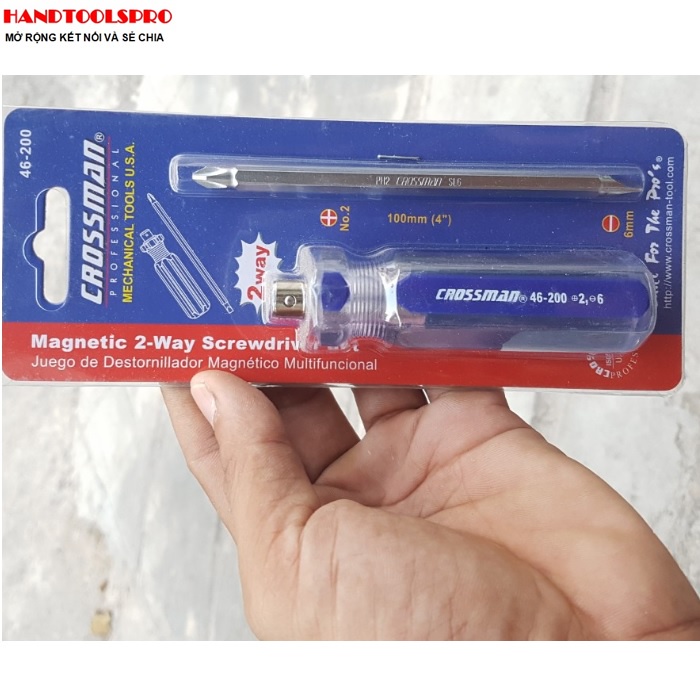 Tô vít 2 đầu cán trong 6x100mm Crossman 46-200