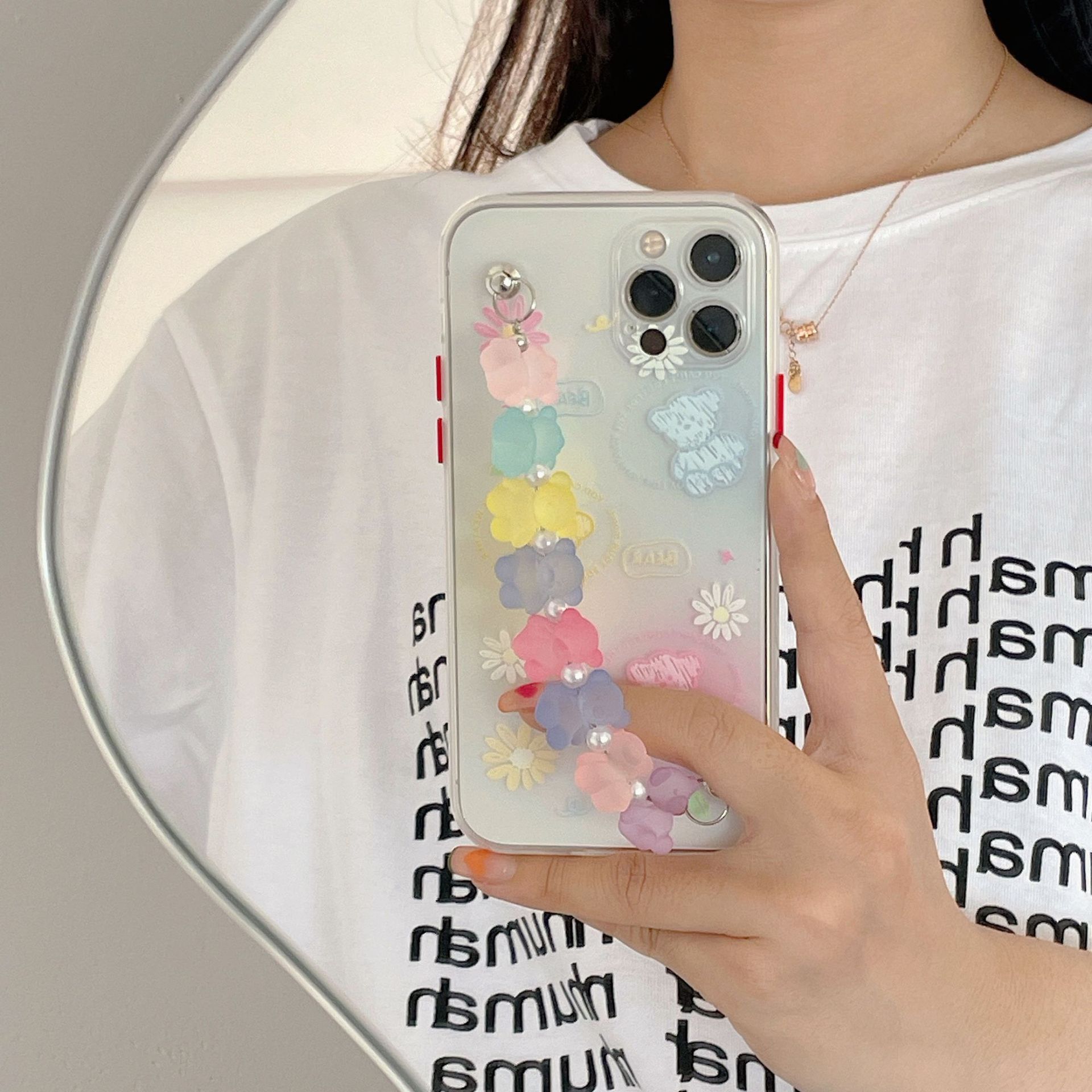 iPhone 7Plus/8 Plus Original Candy Bear Bracelet IPhone 12 Case Gradual Refreshing IPhone 12promax / IPhone 11 / 7 Plus / 12 Mini / 7 / 8 / X / Xsmax / XR / 8plus / IPhone X Case