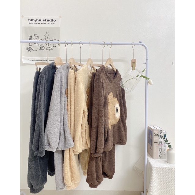 Bộ Lông Gấu Thu Đông siêu dày dặn