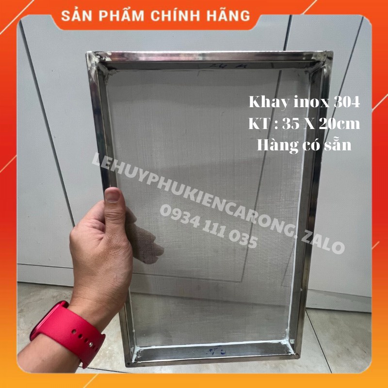 Khay Tách Phân Hồ Cá INOX 304 , Khay Lọc, Tách Cặn Bẩn Kích Thước Làm Theo Yêu Cầu