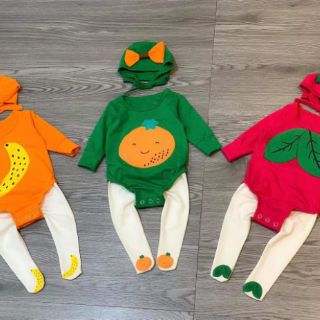 Set body suit kèm mũ