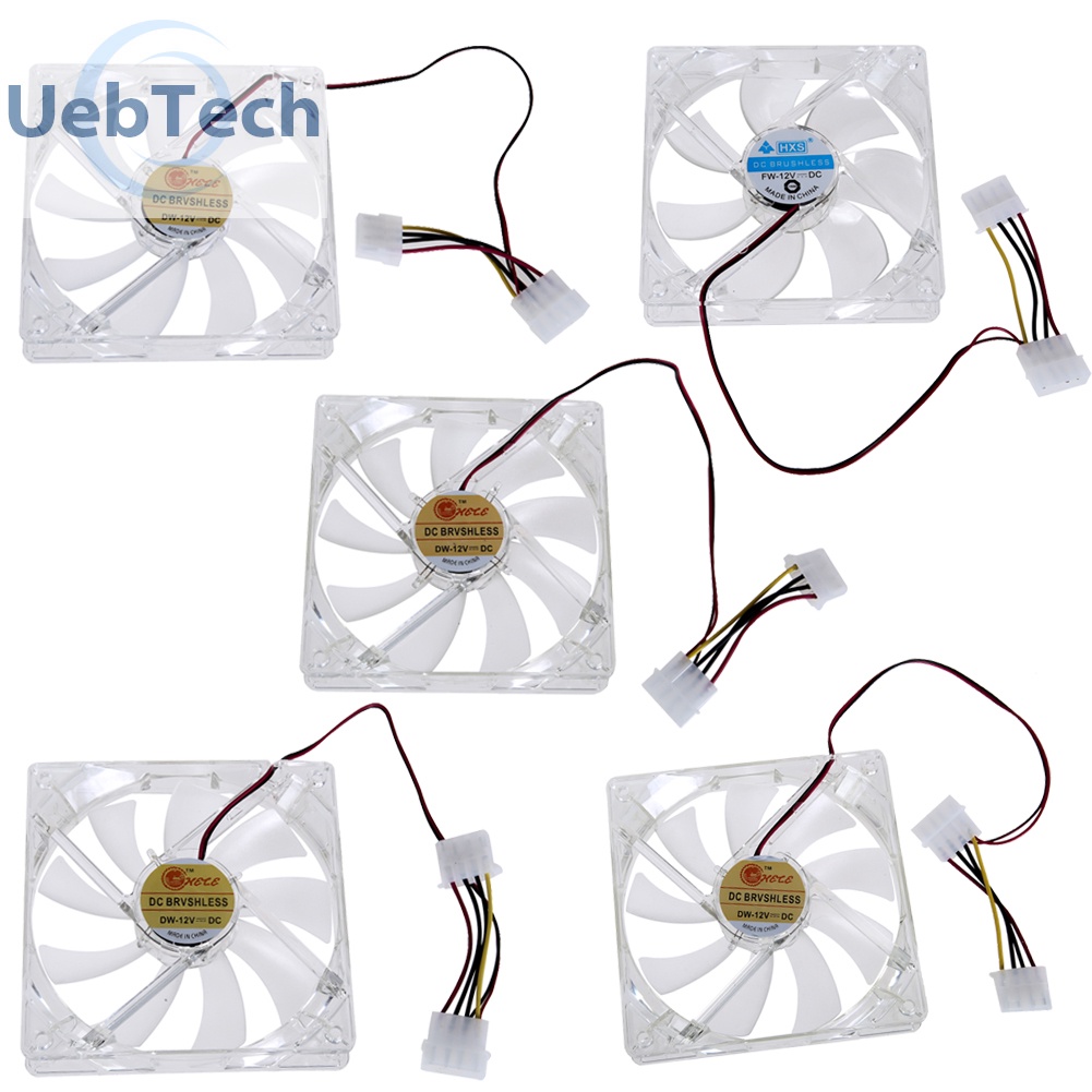Quạt tản nhiệt CPU máy tính 120mm có 4 đèn LED 12cm