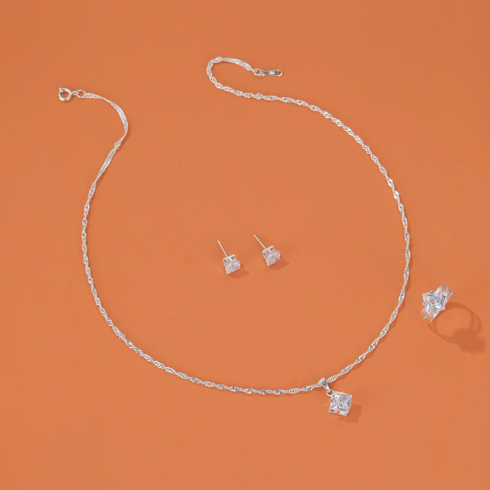 Set Trang Sức Ba Món Phong Cách Hàn Quốc Thanh Lịch Cho Nữ