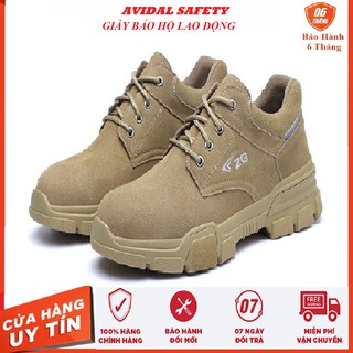 Giày bảo hộ lao động chống đinh, da lộn, dáng thể thao 2022 - ZG