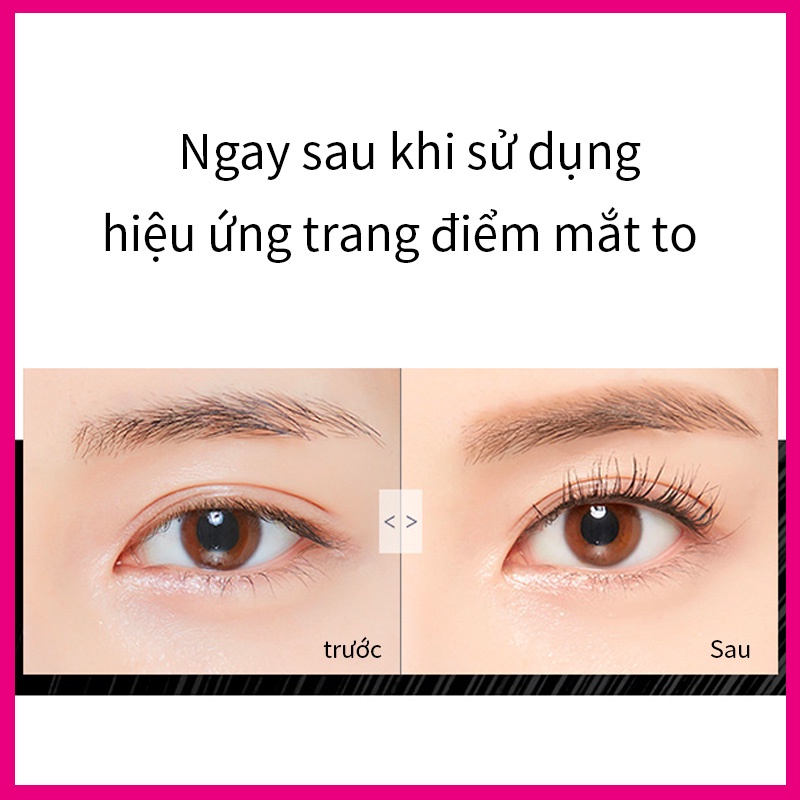 Mascara ZA 9g dạng lỏng màu đen chống thấm nước chống nhòe màu và làm xoăn dài cho mi mắt