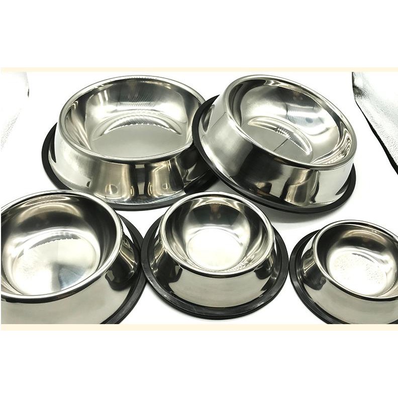 Khay đựng thức ăn cho thú cưng inox cao cấp Home and Garden 18cm... Giá tốt !!!