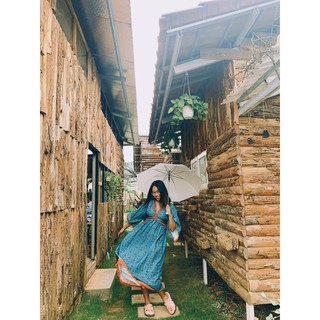 ORDER | Boho Style | Váy boho hoa xanh lụa