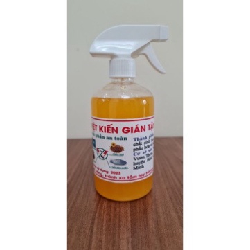 CHAI XỊT KIẾN GIÁN 500ML sinh học ( tiết kiệm HƠN VỚI chai 500ml - DÙNG CẢ NĂM, hương CAM