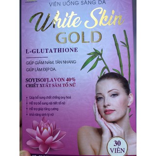 7/7 SALE ❤ Đẹp da  WHITE SKIN GOLD cao cấp