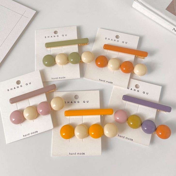 Kẹp Tóc Nữ Màu Trơn Thời Trang Hè 2022