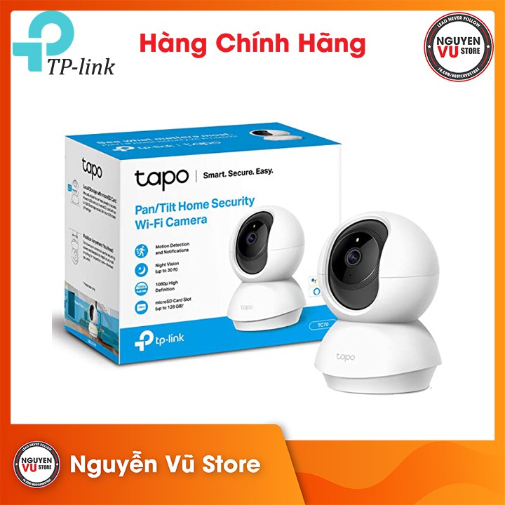 Camera Wi-Fi TP-Link TC70 1080P An Ninh Gia Đình Có Thể Điều Chỉnh Hướng (Điều khiển bằng giọng nói) - Hàng Chính Hãng