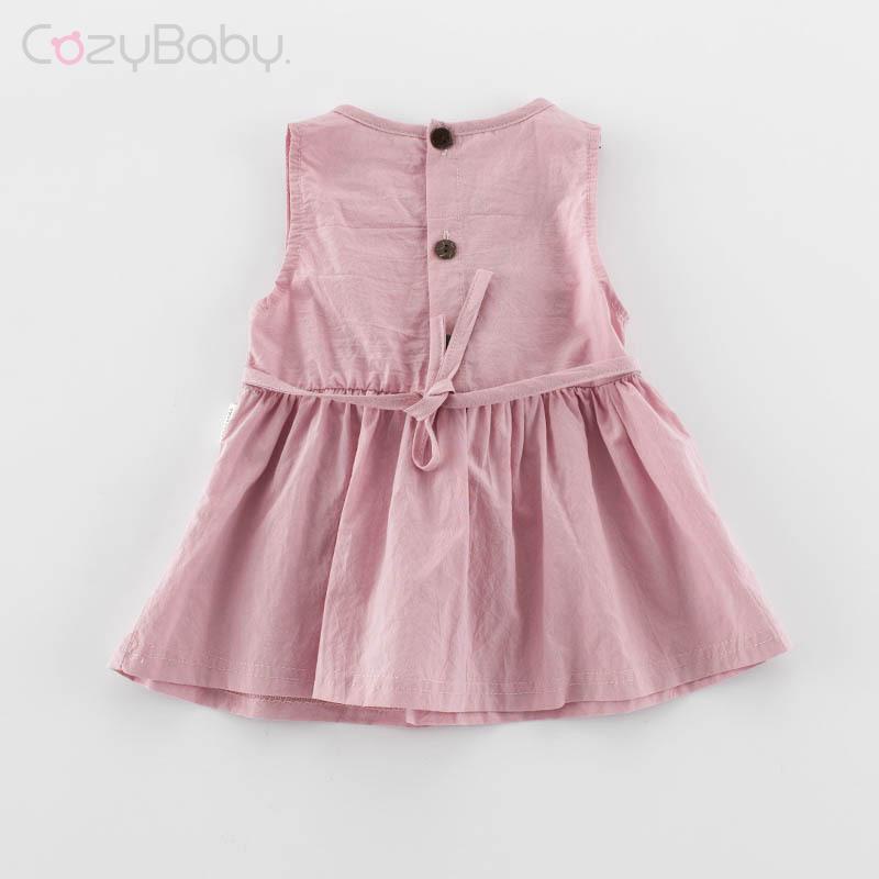 Đầm Công Chúa Không Tay Thời Trang Mùa Hè Hàn Quốc 2023 Mới Cho Bé Gái