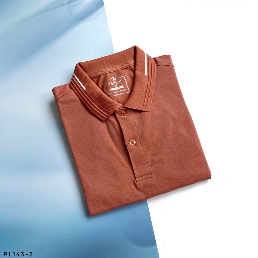 Áo thun Polo nam SAVANI phong cách trẻ trung, co giãn, thoáng mát, thấm hút tốt PL143 | BigBuy360 - bigbuy360.vn