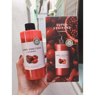 Sữa rửa mặt thải độc rau củ Super Vegitoks cleanser wonder bath nội địa Hàn Quốc.hàng có sẵn