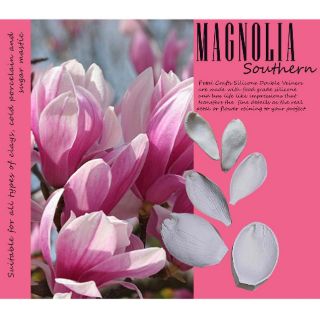 Magnolia Southern - Khuôn vân nhựa dẻo hoa đất lấy vân 2 mặt