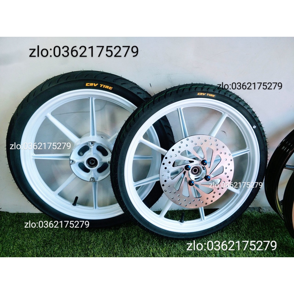 CẶP BÁNH MÂM X1R GẮN XE WINNER 1.6 1.85 VỎ CRV 60.70 KÈM ĐĨA ỐC VỚI CỤC CANH