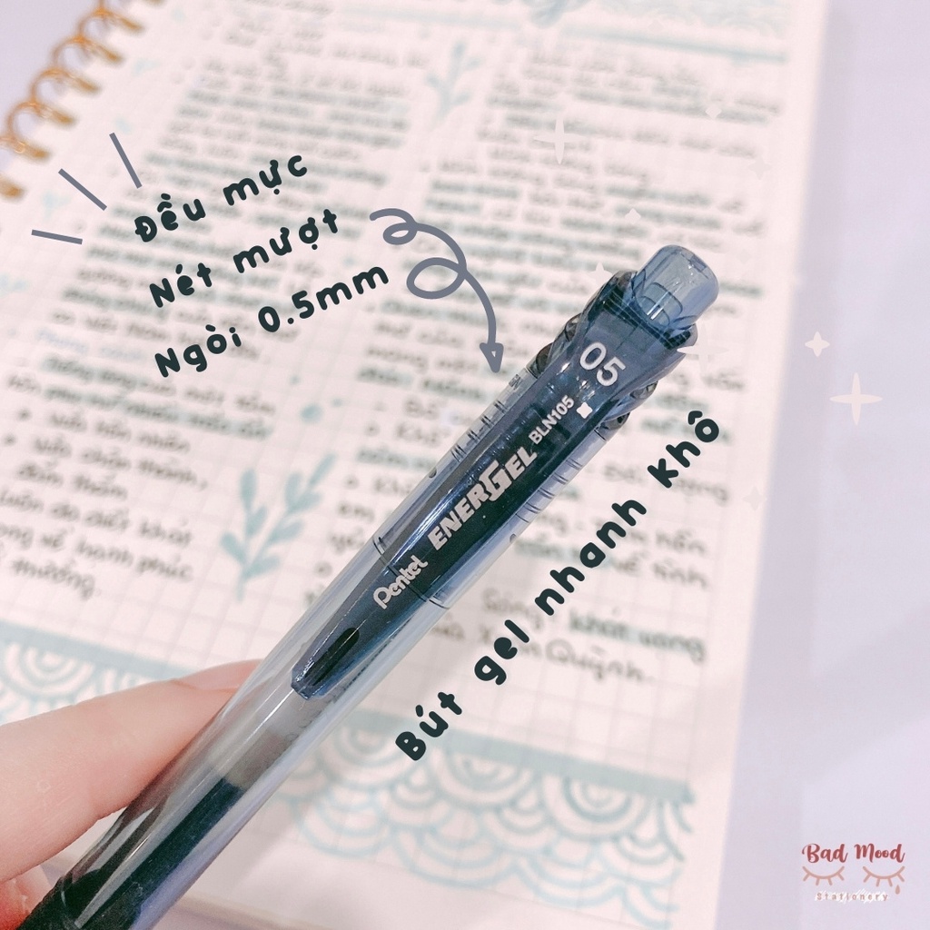 BÚT GEL NHANH KHÔ PENTEL ENERGEL BLN015
