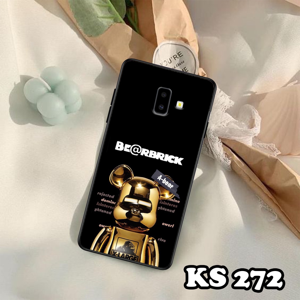 Ốp lưng Samsung J6 2018 - Samsung J6 Plus - Samsung J8 2018 - Ốp in hình Gấu B.Ŗİ.ÇK - Lưng nhám viền TPU